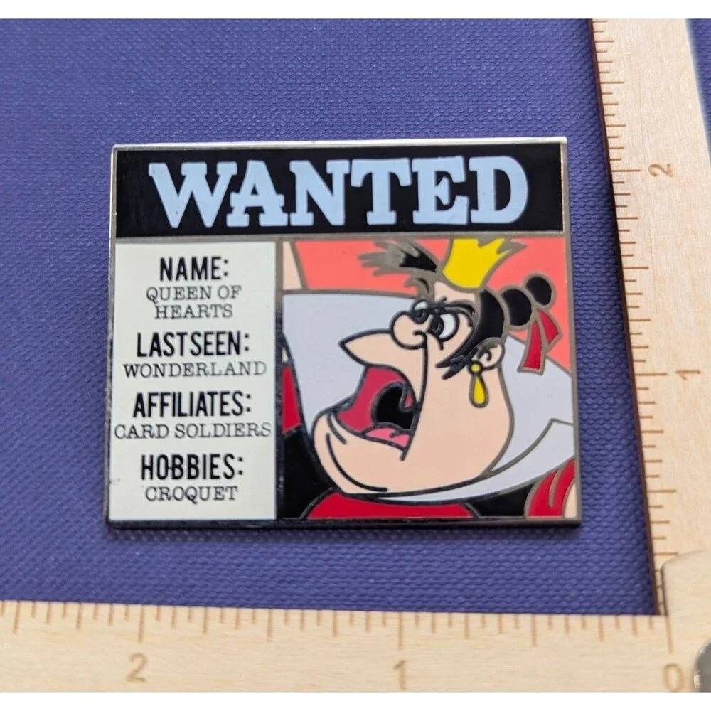 Disney Wanted Poster Queen of Hearts Alice Pin AP Artist Proof NEW RARE